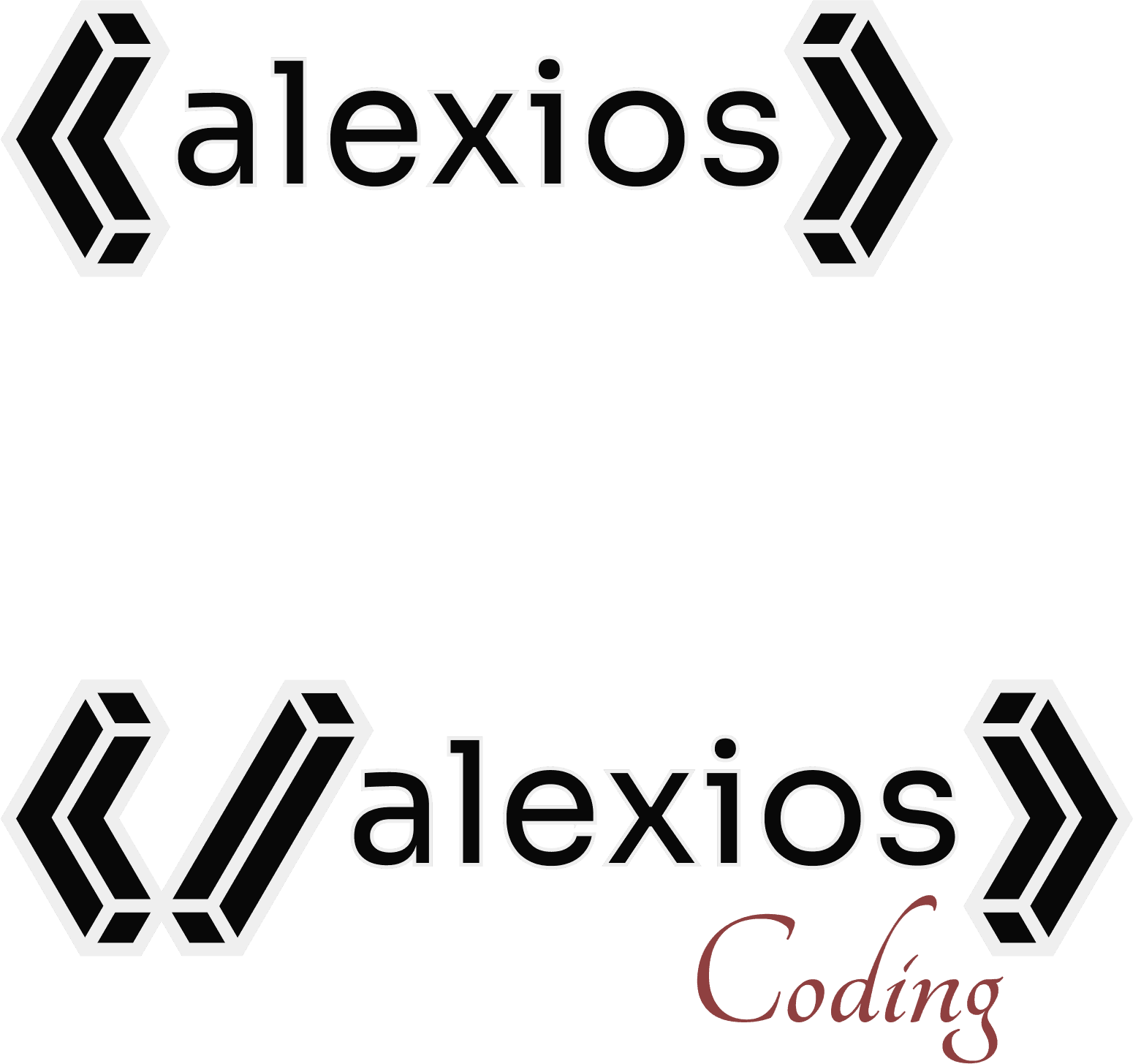 Illustrazione dark del workflow di programmazione e strumenti di sviluppo web utilizzati da Alessio Burbulia